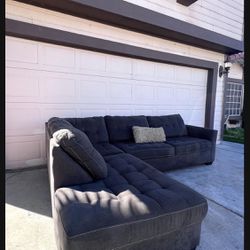 ✨Like New ✨Gray Sectional Couch 