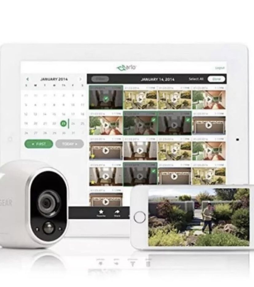 Set of Three Arlo Security camera System With Rechargeable Batteries