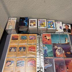 1000+ 1990s Disney Trading Cards Lot: Cinderella, Pocahontas, Skybox, Impel