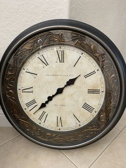 Dark Brown Antique Clock