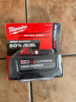 Milwaukee M18 RedLithium High Output XC8.0 Battery