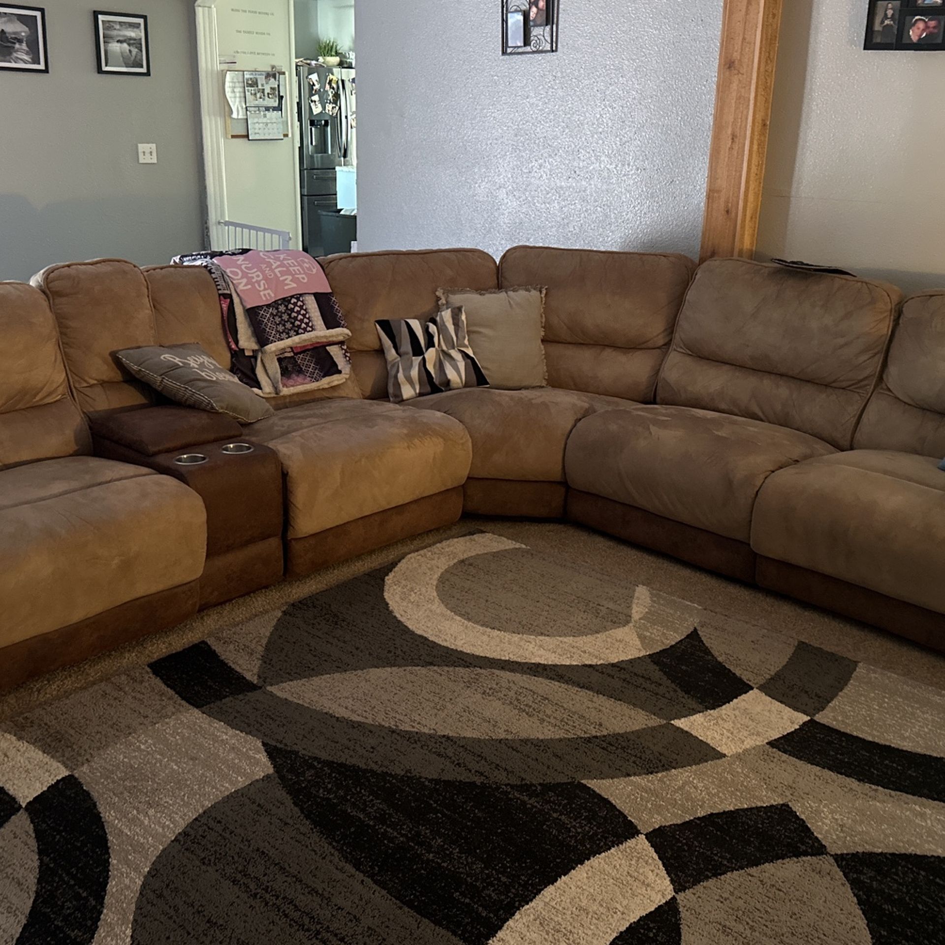 Sectional Recliner Set Good Condition