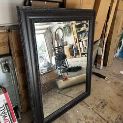 Large Brown Mirror 40x50