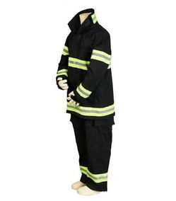 KIDS FIREFIGHTER COSTUME COLOR BLACK