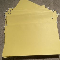 Legal Size Yellow Hanging Files 