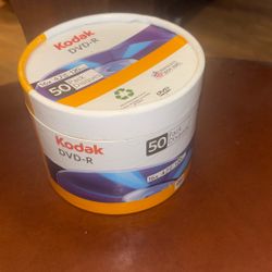 Kodak DVD-R  16x 4.7GB 120 Min. 50 Pack New Old Stock