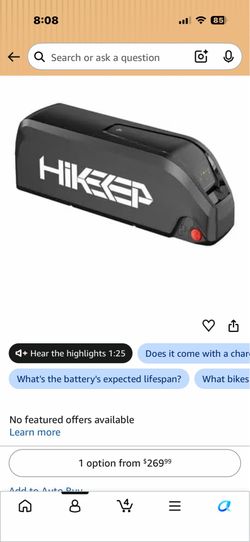 E-bike battery new