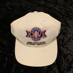 Vintage 1992 Superbowl 26 Snapback Hat