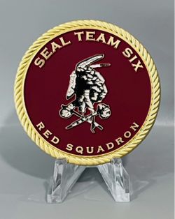 Robert J. O’Neill LE U.S. Navy SEAL Team 6 Red Squadron Challenge Coin LE / 911