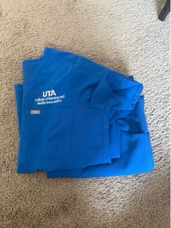 UTA nursing school scrub figs set