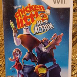 Chicken Little Ace In Action Disney Nintendo Wii