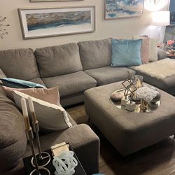 3 Piece Sectional And Ottoman 