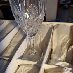 VINTAGE SHANNON CRYSTAL BY GODINGER DUBLIN 12 PIECE WINE SET