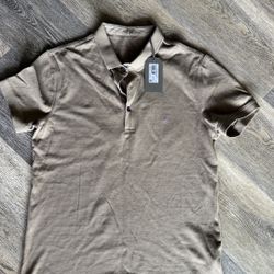 AllSaints Polo Shirt Men’s S New With Tag 100% Organic Cotton 