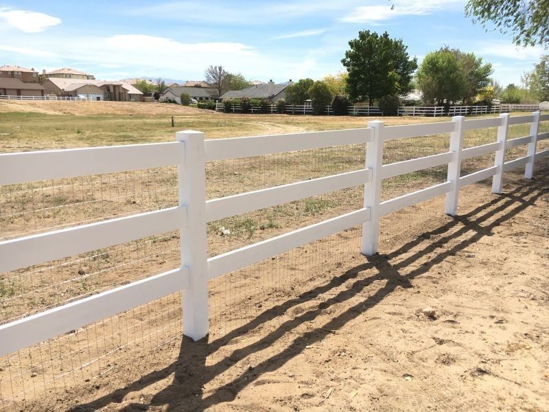 Ranch-Style Vinyl Fence - Gates