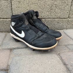 Jordan 1 metal baseball cleats men’s size 8.5