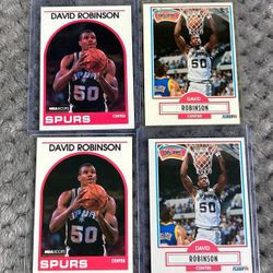 Lot of David Robinson Rookie Cards