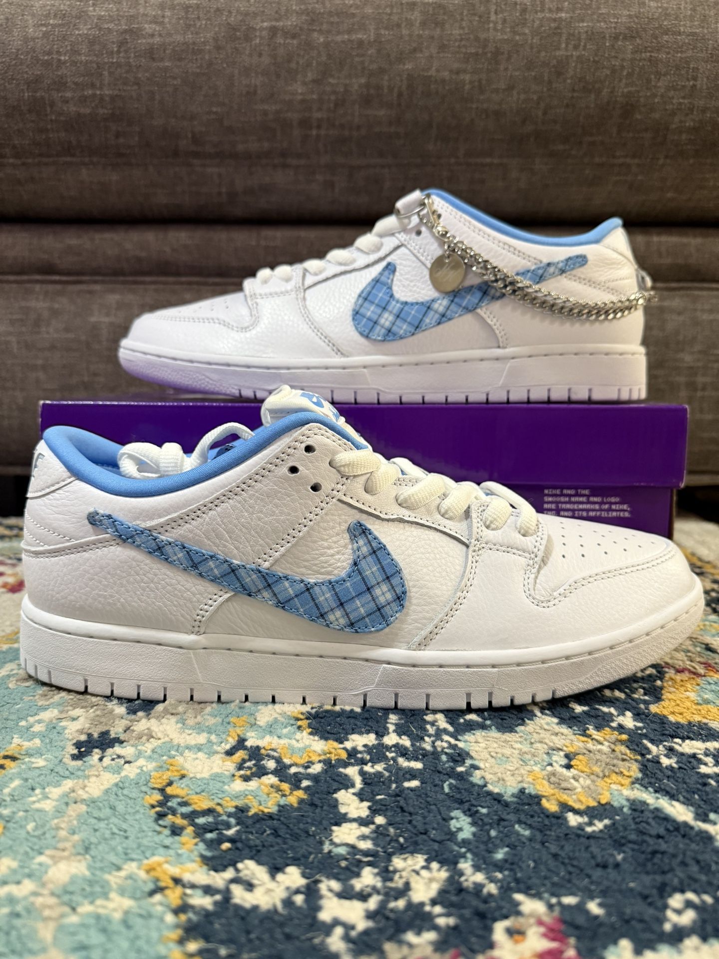 Nicole Hause x Nike Dunk Low Pro SB “White University Blue”