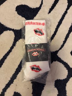 Chrome heart socks