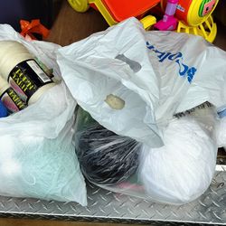 Yarn Good Size Lot Some New Some Used