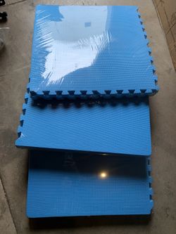 New 1/2” thick puzzle floor mats 3 packs covers total of 72sqft