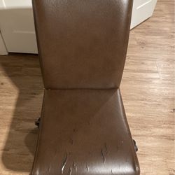 Brown Leather Office Chair 