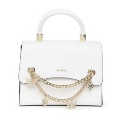 Aldo ADWORERI Synthetic White Textured Satchel