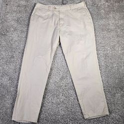 Brooks Brothers Women Flax Blend Pants BB4 (31x36) Striped Lined Trousers Office
