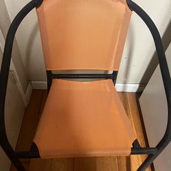 Orange chairs
