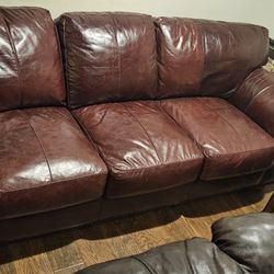Toffee ASHLEY leather Couch!