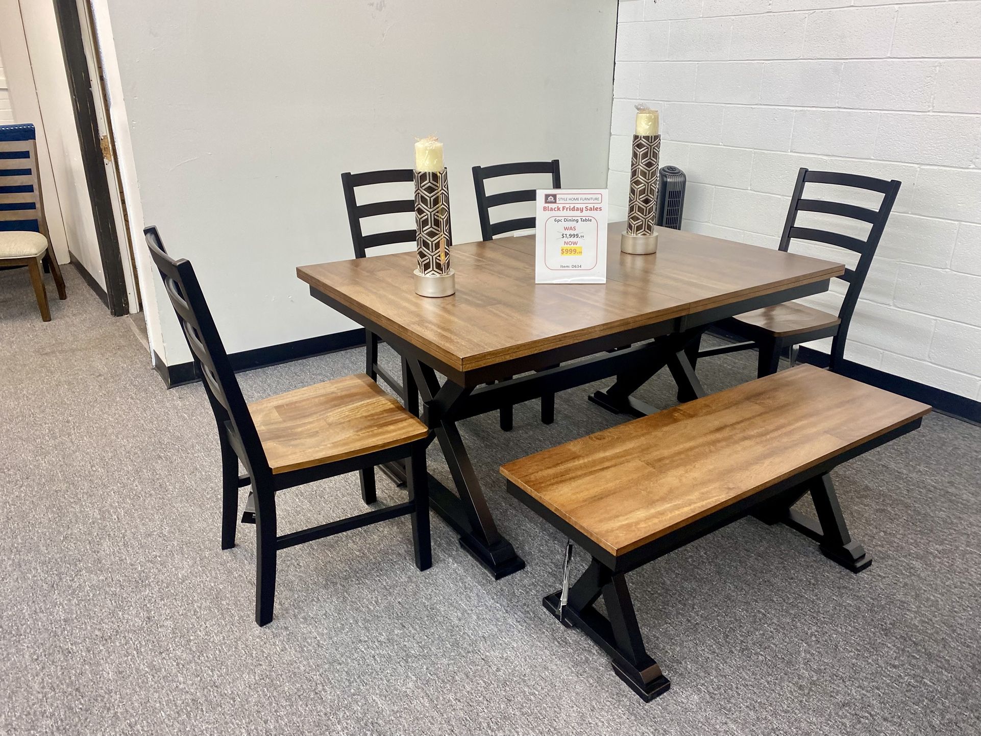 6pc Dinning Table Set $999
