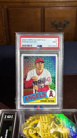 2020 Topps 35th Anniversary Shohei Ohtani Silver Mojo Refractor PSA 9!