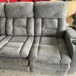Entertainment Night Dual Reclining Couch