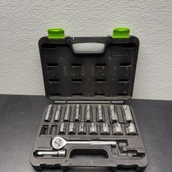 Pittsburgh 3/8 in. Drive Metric Socket Set 