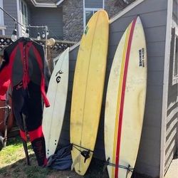 Rusty & Mike Burton  6’2 Surfboards