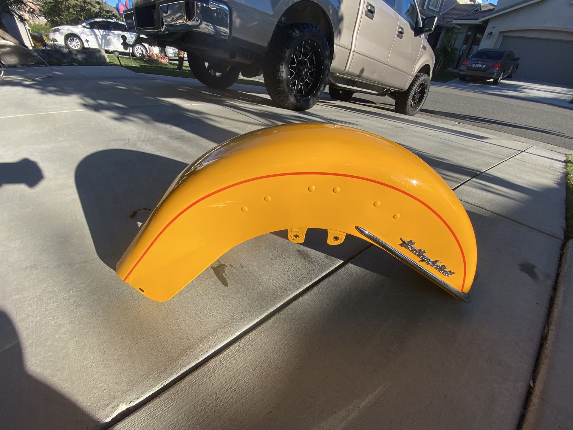 Motorcycle front fender