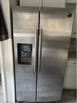 Stainless steel fridge