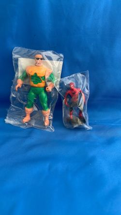 Spider man and Dr. octopus figures
