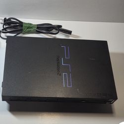 Sony Play station 2 Fat Console W/ Cables And Connectors- Used 