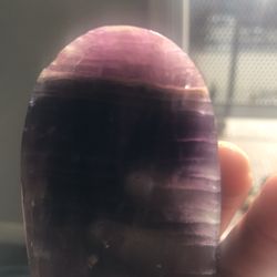 Purple Fluorite Gemstone Arch Heavy 