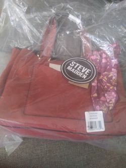 Steve Madden Purse Bag And Scarf Bolsa Y Bufanda