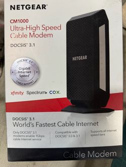 NETGEAR high speed modem