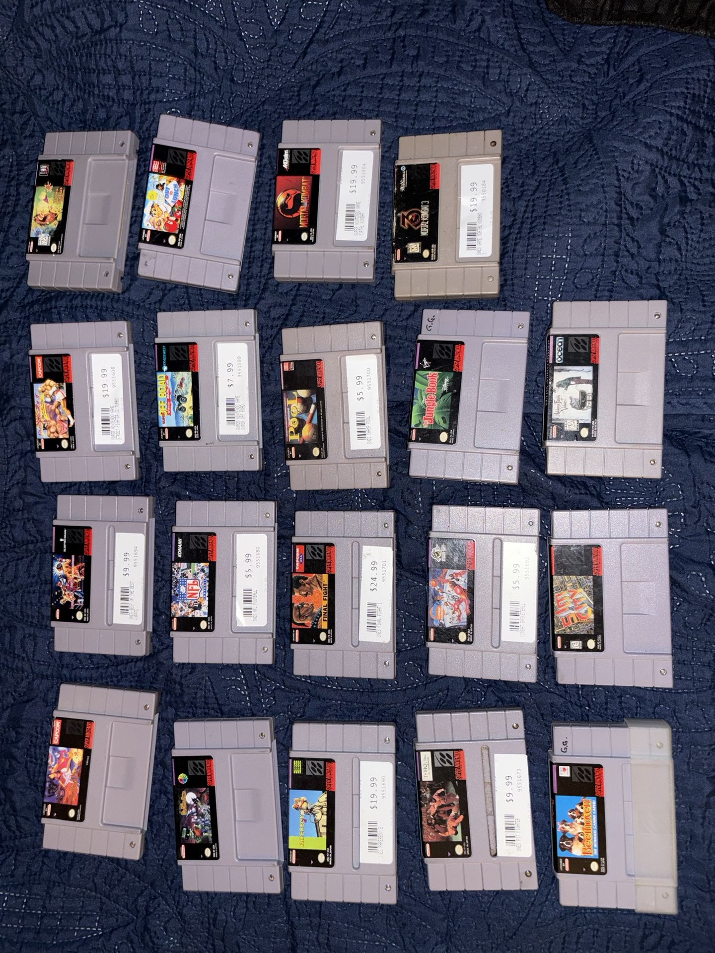 Super Nintendo Games