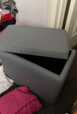 Small Single Storage ottoman