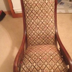 Antique Sewing Rocking Chair