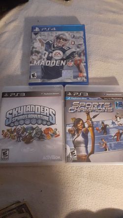(2) PS3 GAMES (1) PS4