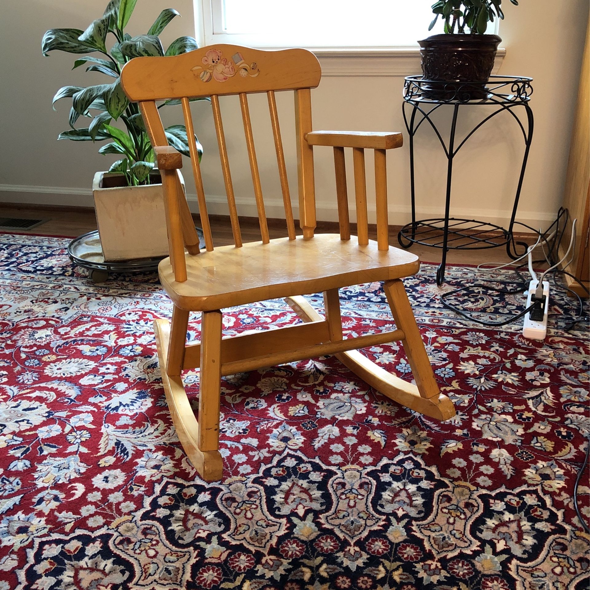 Child’s Wooden Rocking Chair