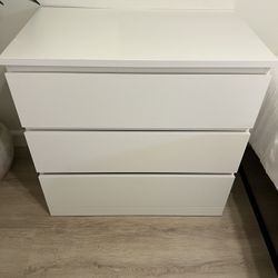 IKEA Malm 3 Drawer Dresser 
