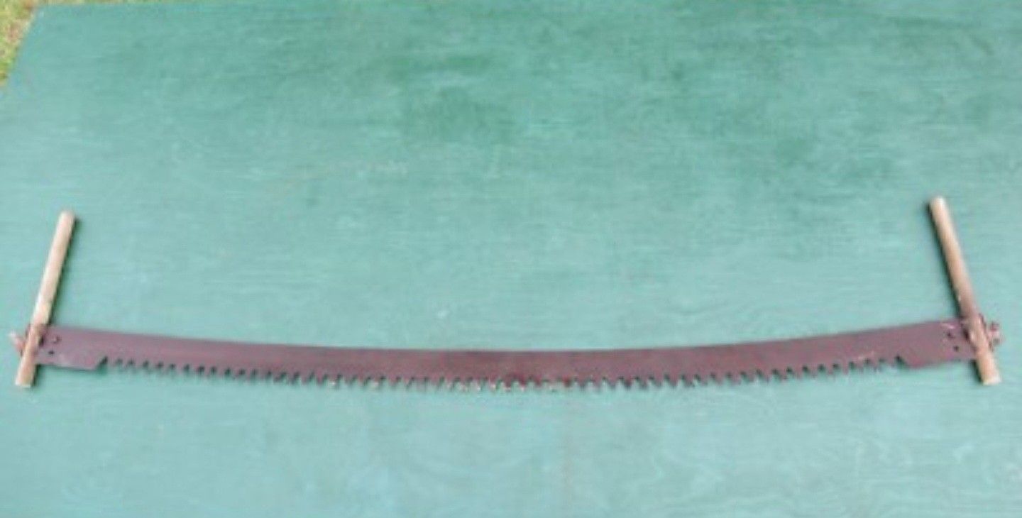ANTIQUE Crosscut Saw Wood Cutting Tool +