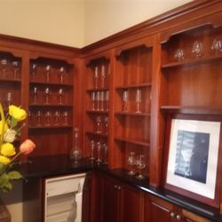 Built In Bar And Cabinets Granite Bar Top It's Still Atached To The Wall Send Me A Reasonable Offer B